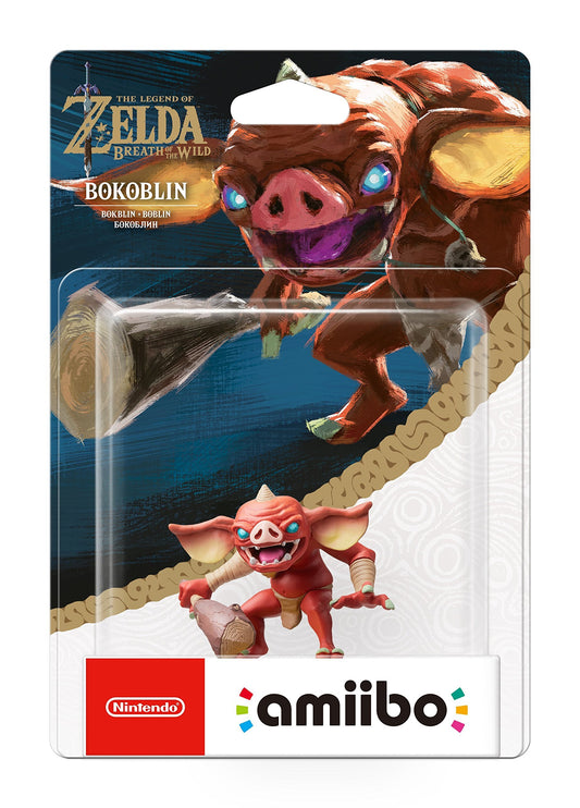 Nintendo Bokoblin Amiibo - The Legend of Zelda: Breath of the Wild - Red - Model 1014327 - Compatible with Wii U, 3DS, Switch