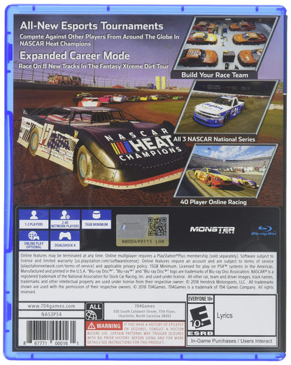 Sony NASCAR Heat 3 - PlayStation 4 Game, Original Version, Model NAS3PS4