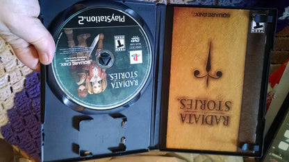 Square Enix Radiata Stories - PlayStation 2 Game, Model 90509, RPG Adventure