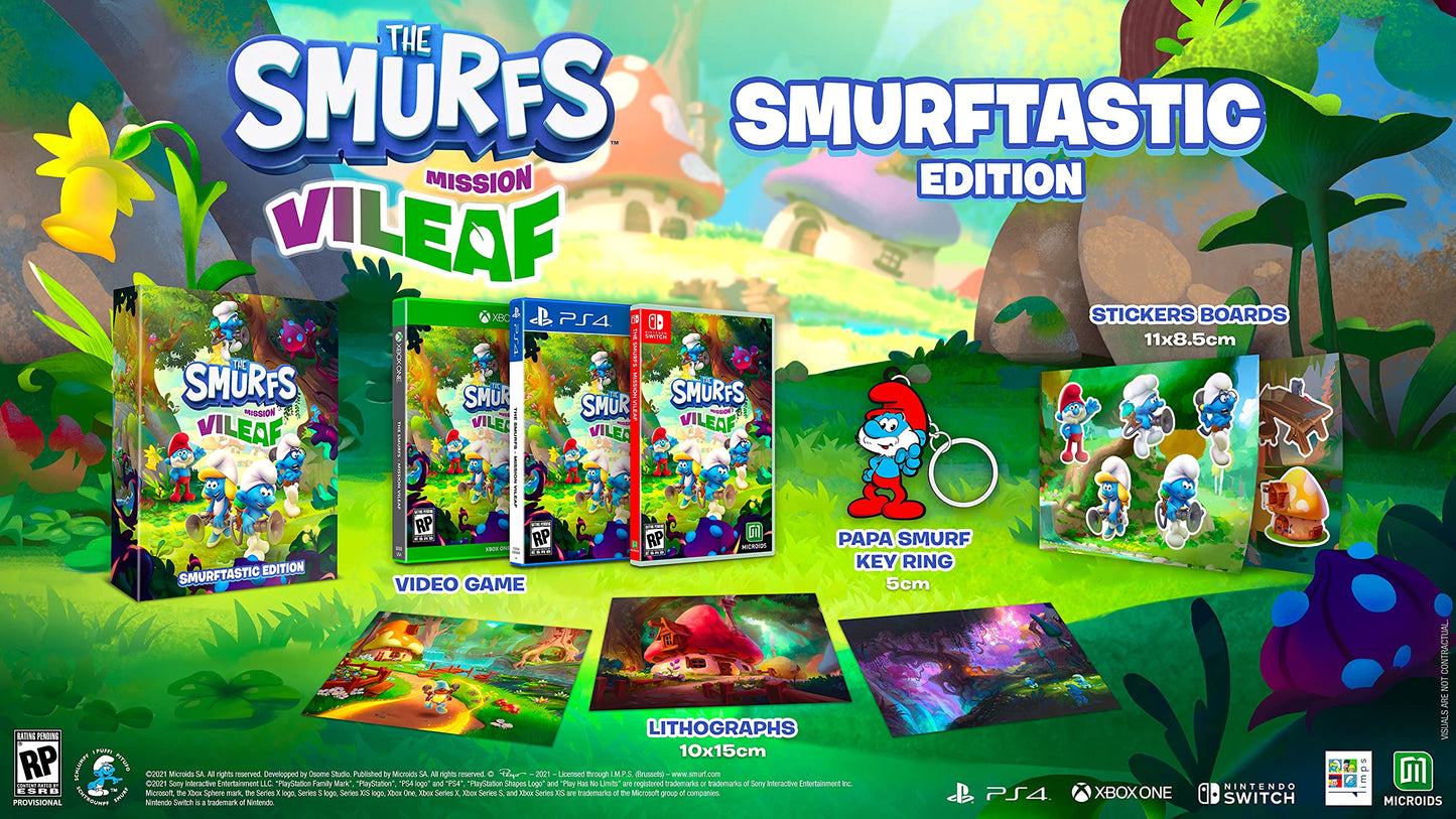 Maximum Games The Smurfs: Mission Vileaf - Smurftastic Edition PS4 Multi-Colored 12144_US