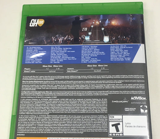 ACTIVISION Guitar Hero: Live for Xbox ONE - Game Only, No Controller Required