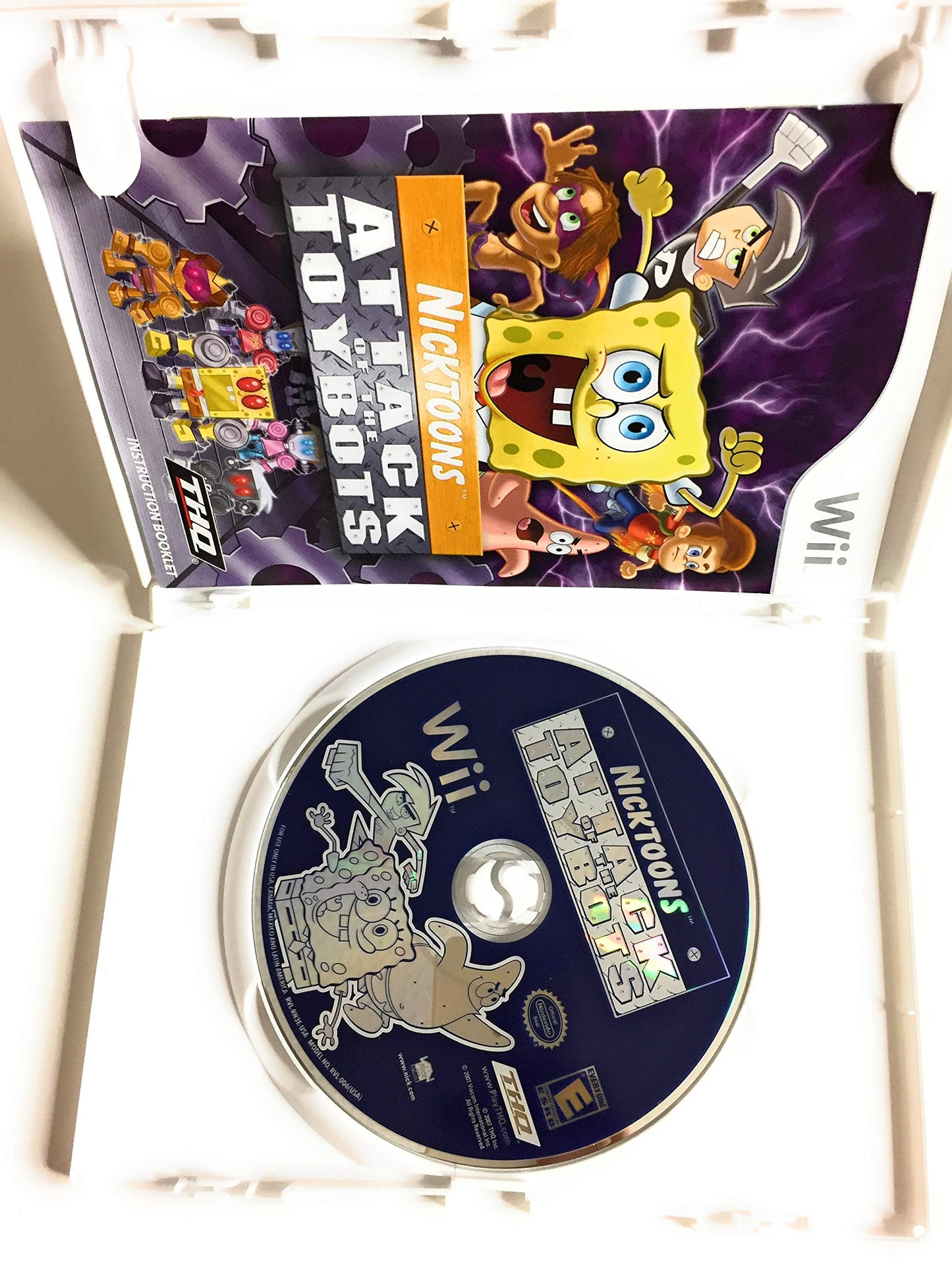 THQ Nicktoons: Attack Toybots for Nintendo Wii - Model 30132