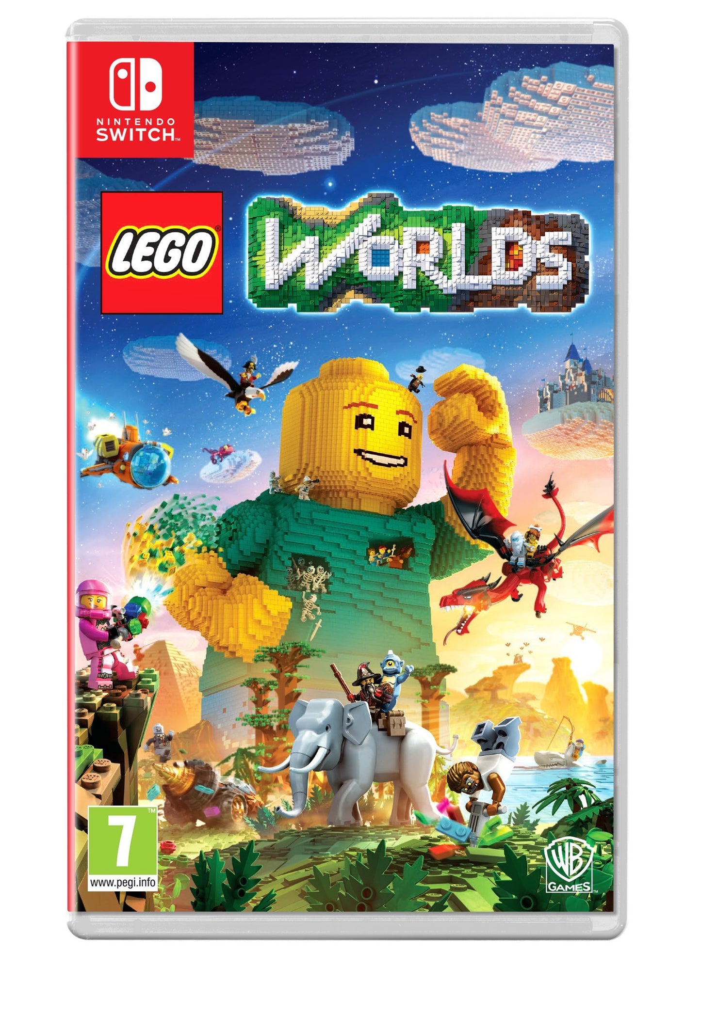 WARNER BROS LEGO Worlds Game for Nintendo Switch - Standard Size - White - Model 242047