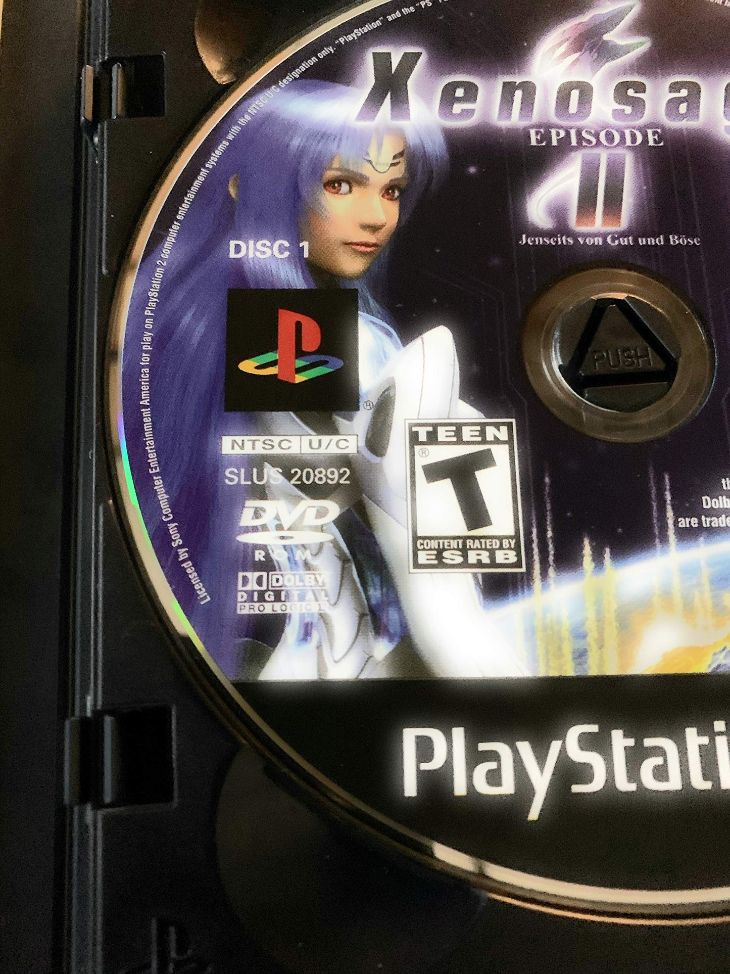 Bandai Namco Xenosaga Episode II: Jenseits Von Gut und Bose - PlayStation 2 Game, Model 10017