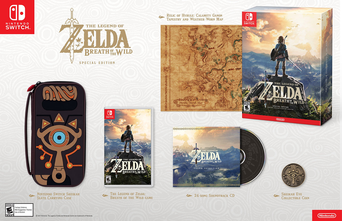 Nintendo The Legend of Zelda: Breath of the Wild Special Edition - Wii U Model HACRAAAAA