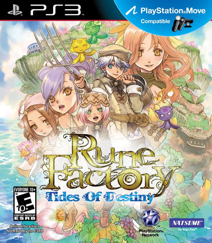 Natsume Rune Factory: Tides of Destiny for PlayStation 3 - Adventure RPG, Model 719593130031