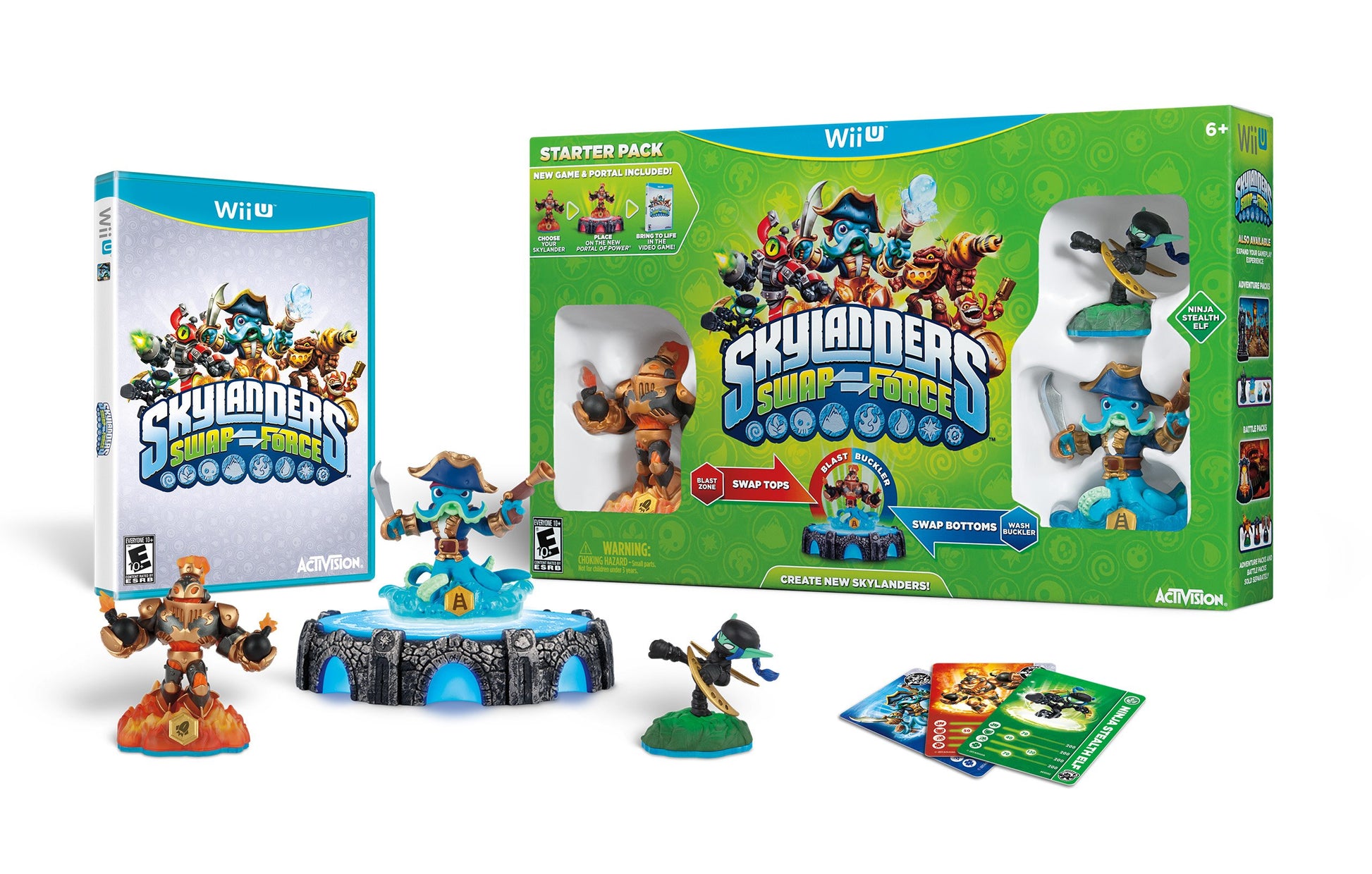 ACTIVISION Skylanders SWAP Force Starter Pack for Nintendo Wii U - Model 84716