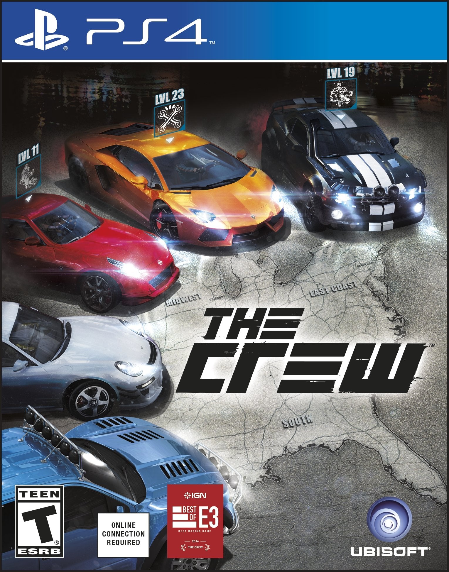 Ubisoft The Crew - PlayStation 4 Game, Model 35863, Decommissioned by March 31, 2024