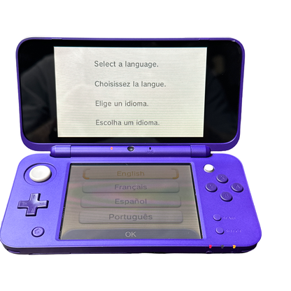 New Nintendo 2DS XL Purple + Silver [Mario Kart 7 Pre-installed] - Nintendo 3DS