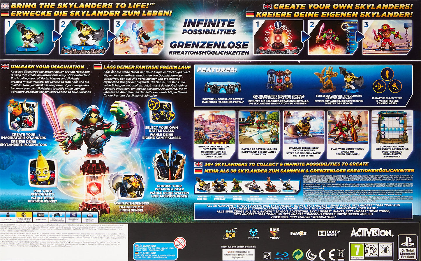 ACTIVISION Skylanders Imaginators Video Game for PS4 - Model 87880EG