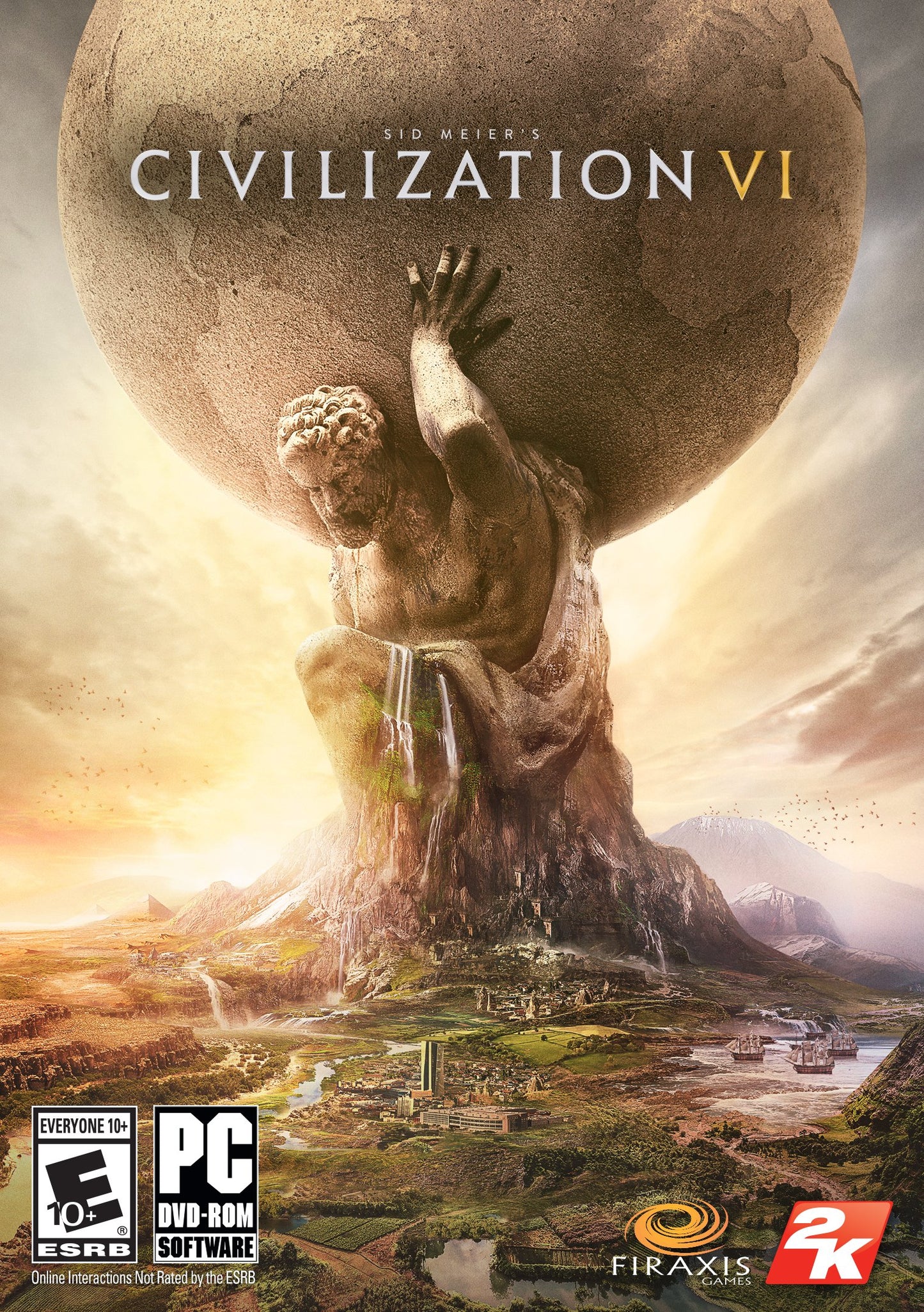 2K Sid Meiers Civilization VI - PC Game, Model 41829, Strategy Game for Windows