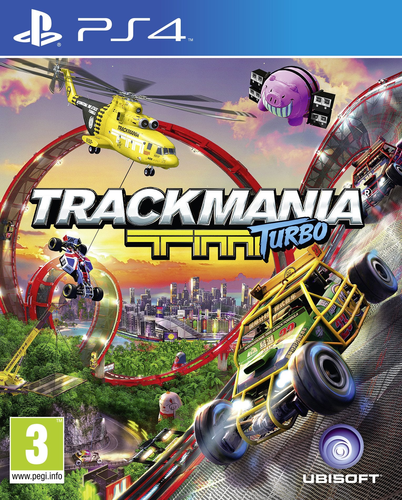 Ubisoft Trackmania Turbo PS4 Game - Model 300079498, Exciting Racing Experience