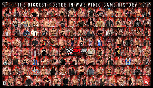 WWE 2K16 Video Game for Xbox 360 - Model 49613 - Exciting Wrestling Action