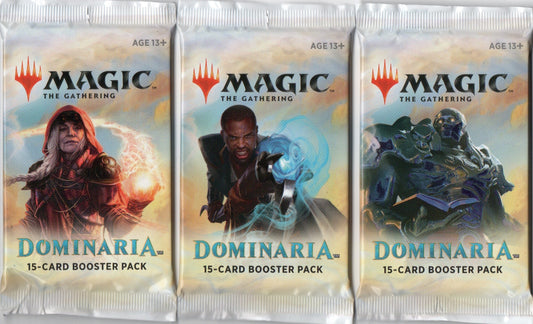 Magic: The Gathering Dominaria Draft Booster Pack - Blue & White - Model MTG-DOM-BD-EN