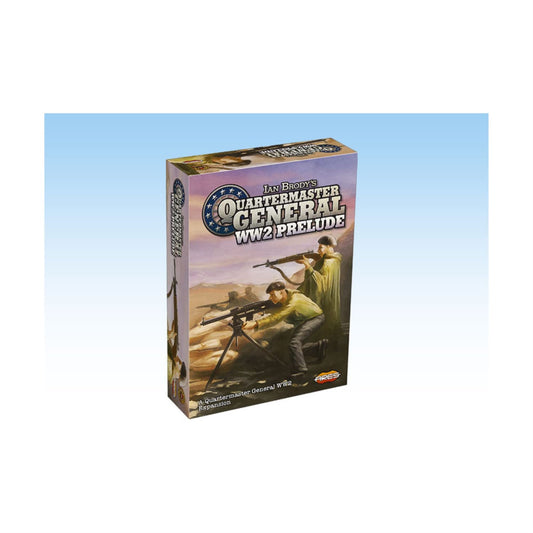 Ares Games Quartermaster General WW2 Prelude Board Game - Purple, Paper Model 226167