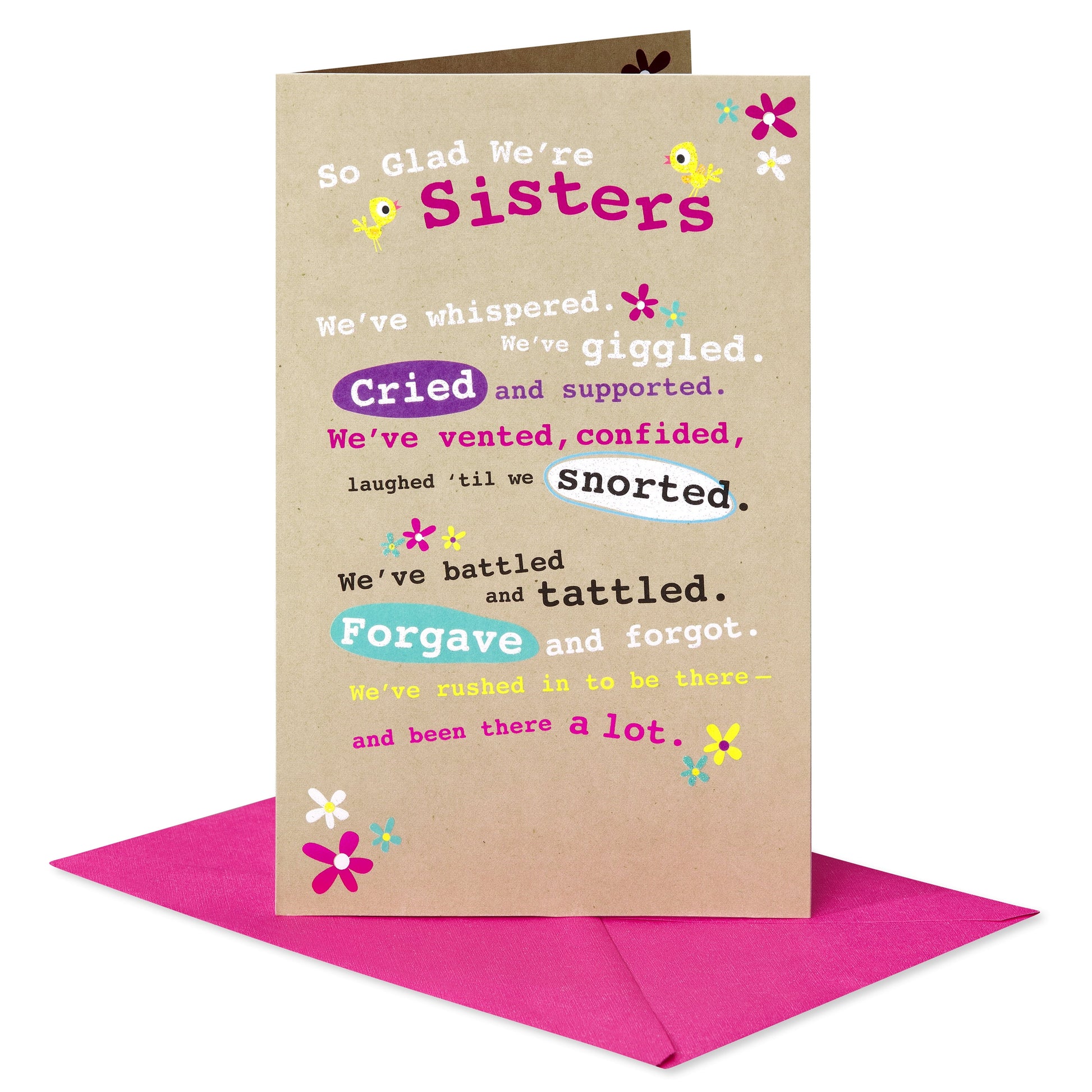 American Greetings Birthday Card For Sister (WeRe Sisters)