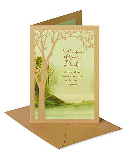 American Greetings Sympathy Card For Loss Of Father (Trees)