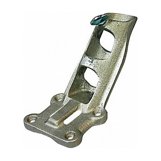 Annin Flagmakers Flag Staff Holder,Bracket,Silver 652555