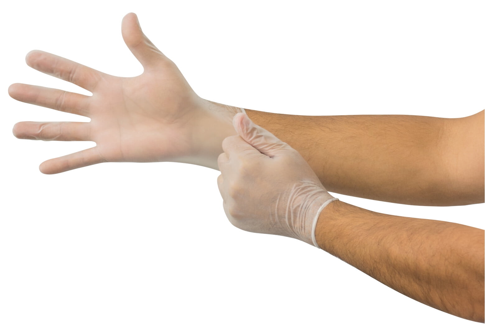Ansell Microflex V28 Disposable Vinyl Single Use Gloves, 5.1Mil, Large Natural, Box Of 100
