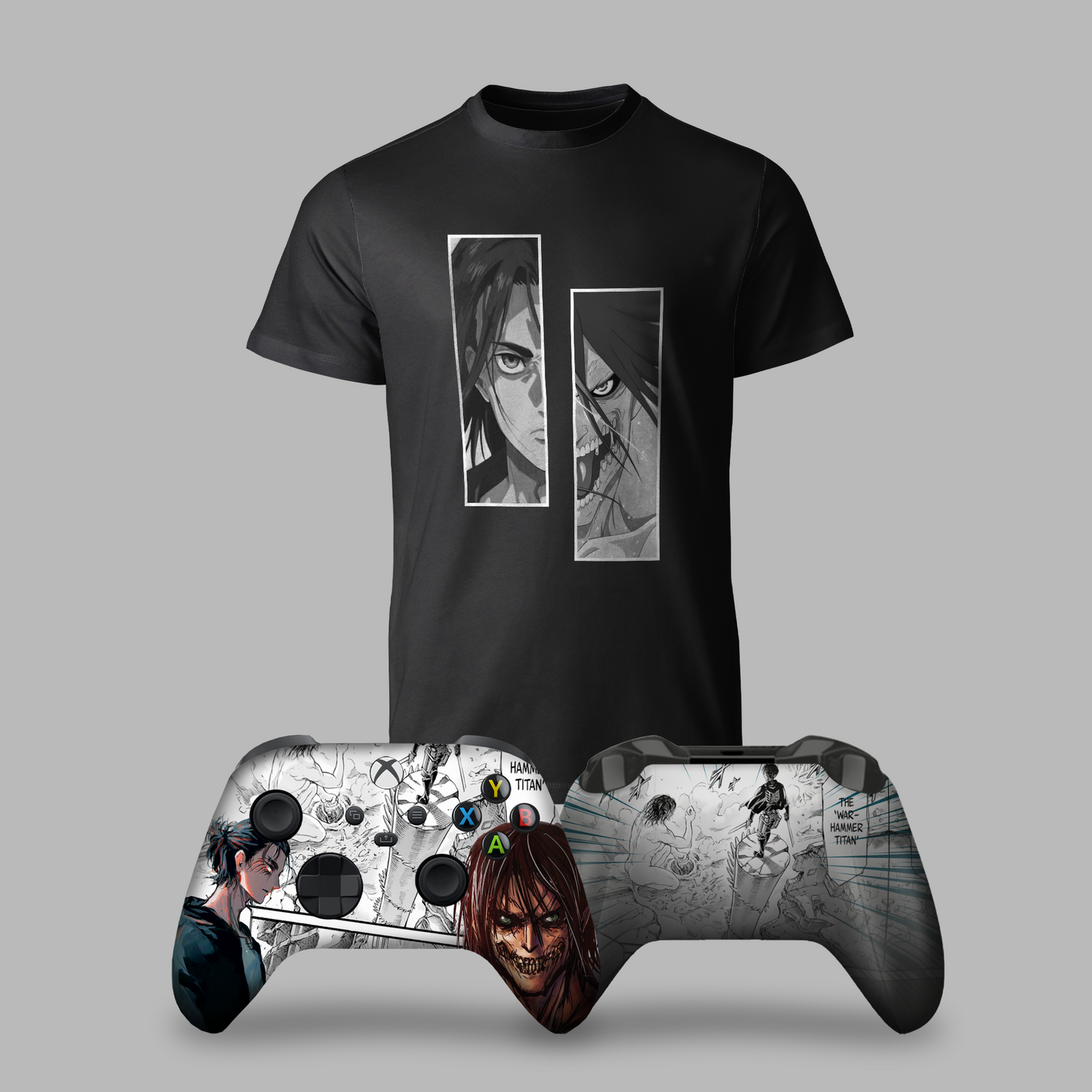 Attack on Titan Bundle – T-Shirt & Xbox Series X Controller