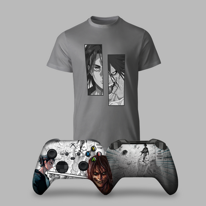 Attack on Titan Bundle – T-Shirt & Xbox Series X Controller