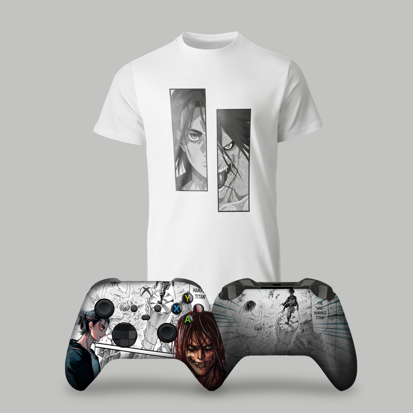 Attack on Titan Bundle – T-Shirt & Xbox Series X Controller