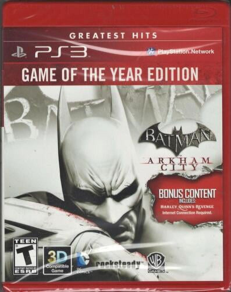 Batman: Arkham City Game Of The Year Edition (Greatest Hits) Ps3 (Brand New Fact