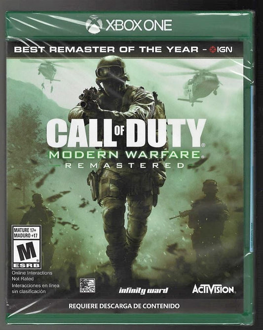Call Of Duty: Modern Warfare Remastered, Activision, Xbox One