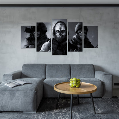 Call of Duty Modern Warfare 2 Wall Canvas Set - Canvas Durability, Gamer's Delight Decor