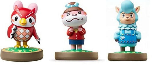 Celeste,Lottie,Cyrus Amiibo (Animal Crossing Series) Nintendo Switch, Wii U, 3Ds Compatible Bulk Pack