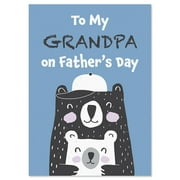 Current To My Grandpa On FatherS Day Card, Single Card With Envelope
