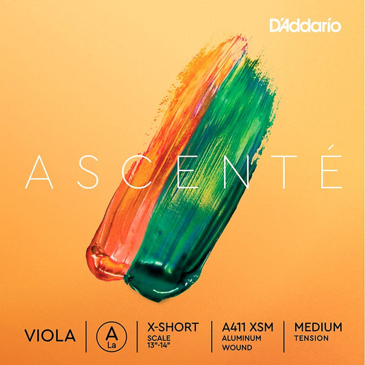 DAddario Ascent Viola A String, Extra-Short Scale, Medium Tension