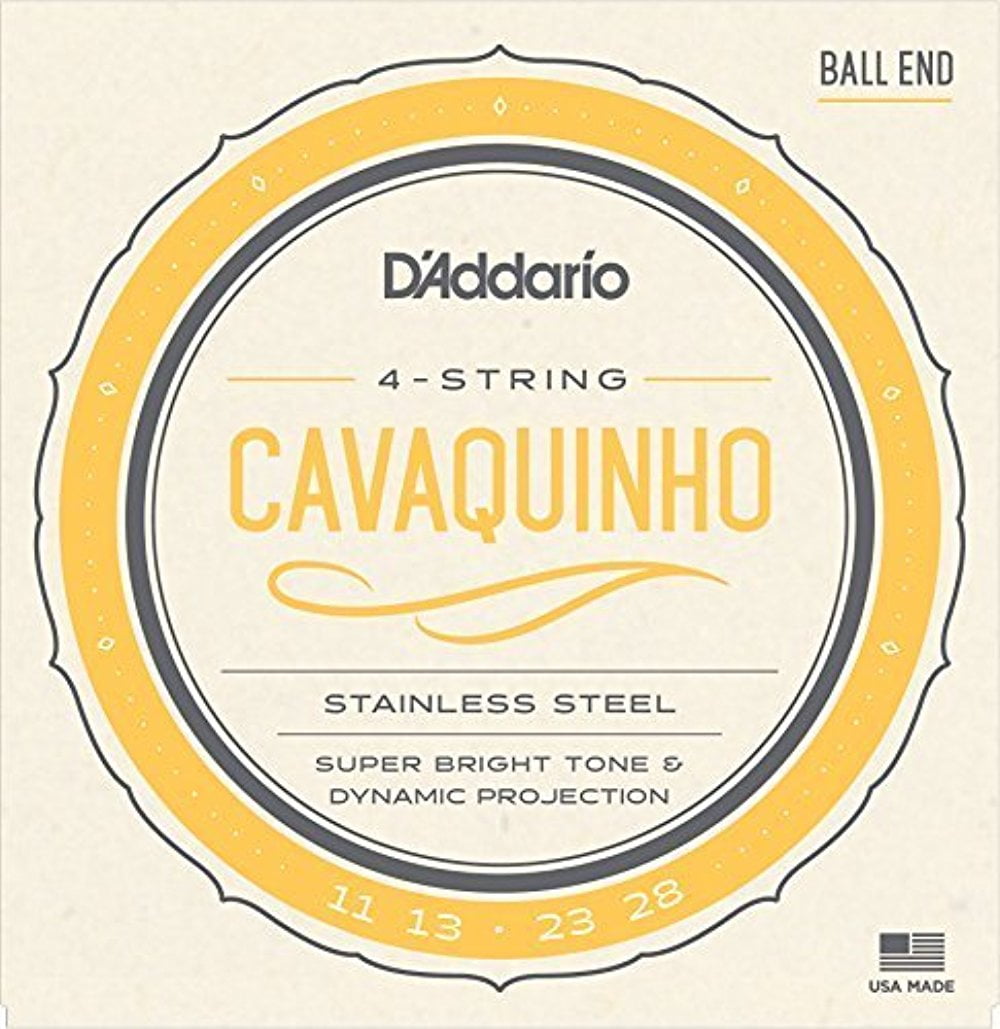 DAddario Ej93 Stainless Steel Cavaquinho String Set - Ball End