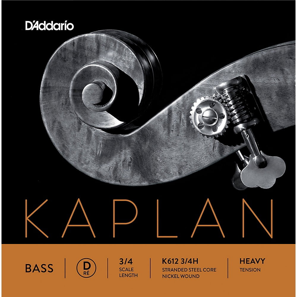 DAddario Kaplan Series Double Bass D String 3/4 Size Heavy