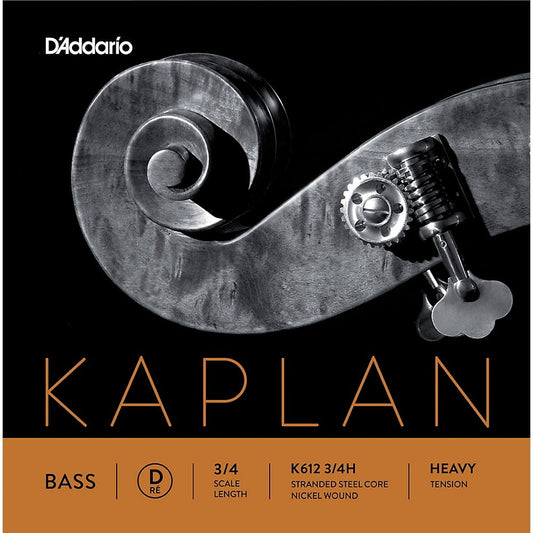 DAddario Kaplan Series Double Bass D String 3/4 Size Heavy