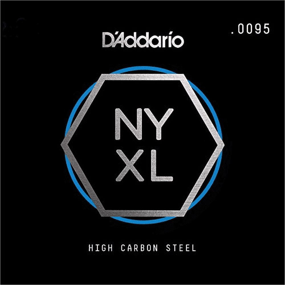 DAddario Nyxl Single Plain Carbon Steel Guitar String | .0095