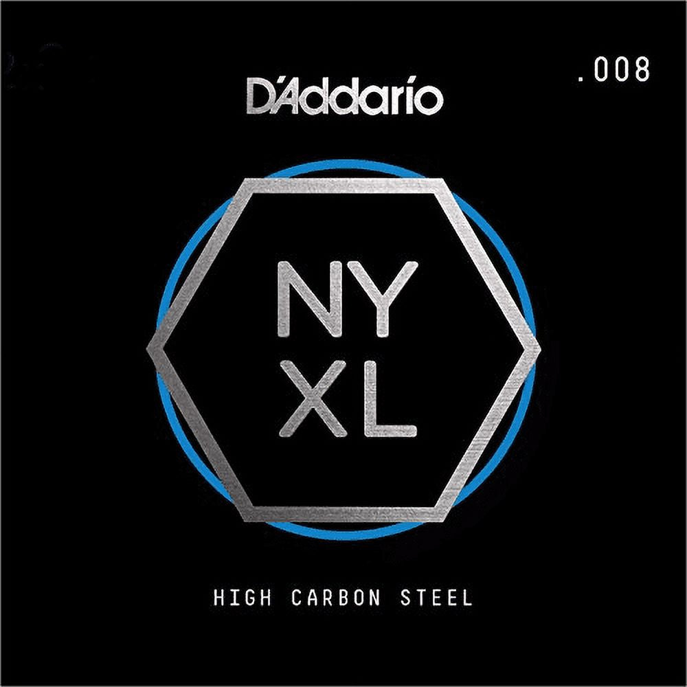 DAddario Nyxl Single Plain Carbon Steel Guitar String | .008