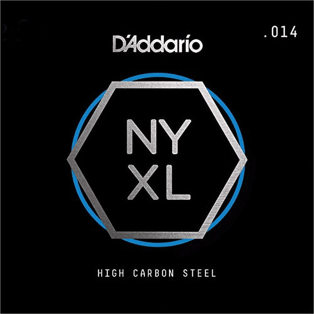 DAddario Nyxl Single Plain Carbon Steel Guitar String | .014
