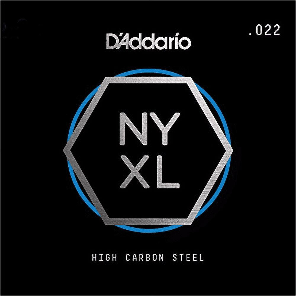 DAddario Nyxl Single Plain Carbon Steel Guitar String | .022