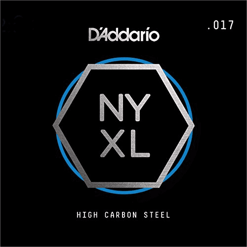 DAddario Nyxl Single Plain Carbon Steel Guitar String | .017