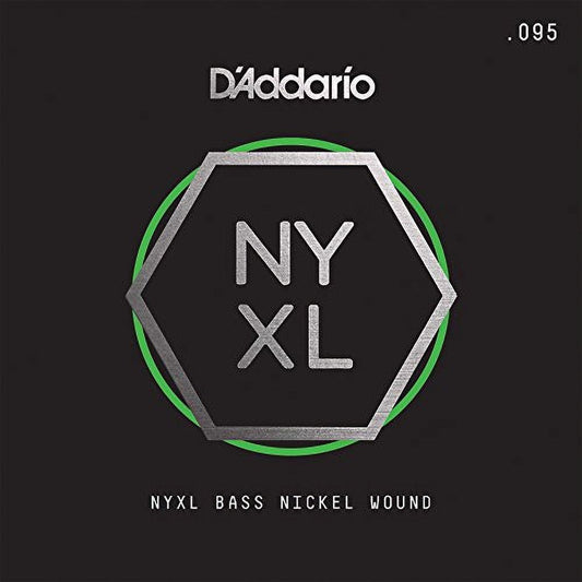 DAddario Nyxlb095, Nyxl Nickel Wound Bass Guitar Single String Long Scale, .095