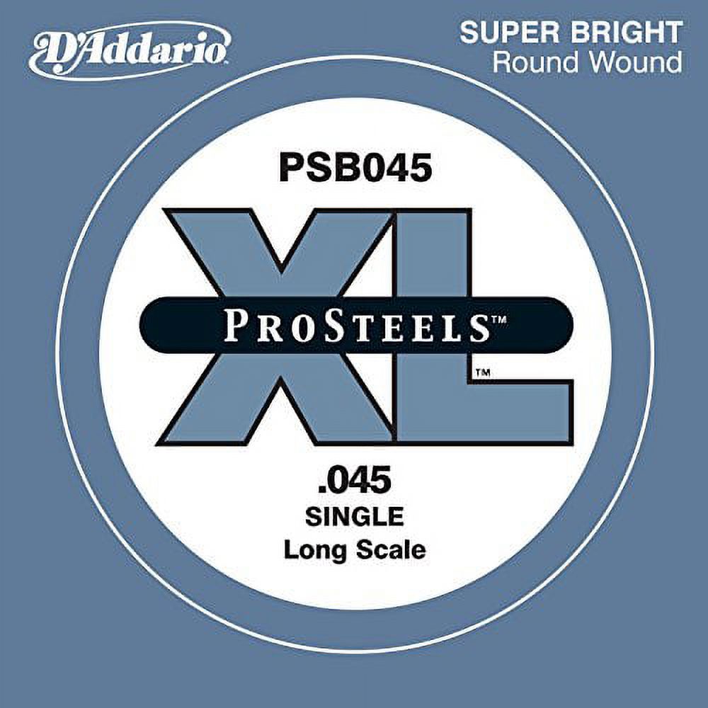 DAddario Psb045 Prosteels Bass Guitar Single String, Long Scale, .045
