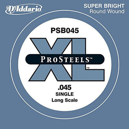 DAddario Psb045 Prosteels Bass Guitar Single String, Long Scale, .045