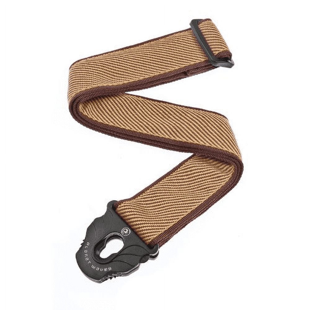 DAddario Planet Lock Guitar Strap, Tweed