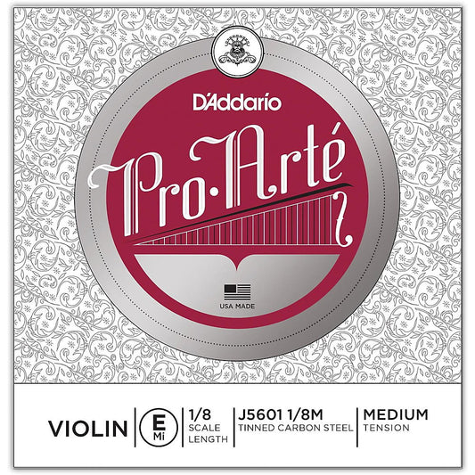 DAddario Pro-Arte Series Violin E String 1/8 Size