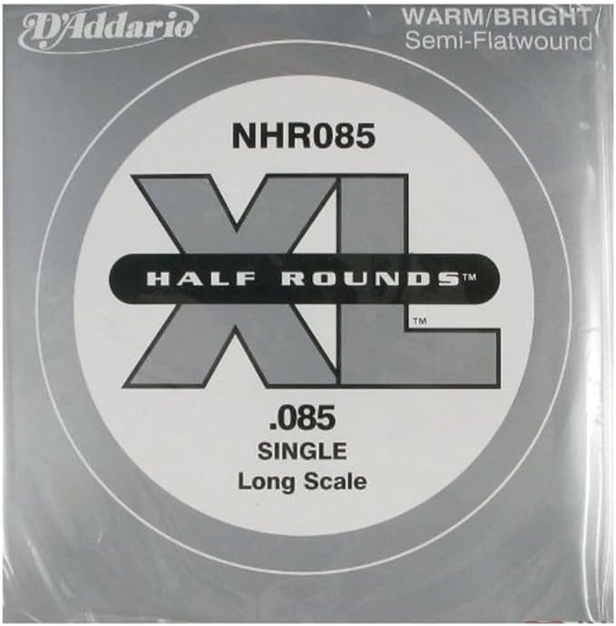 DAddario Single Bass Half Rnd 085 Long