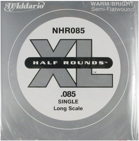 DAddario Single Bass Half Rnd 085 Long