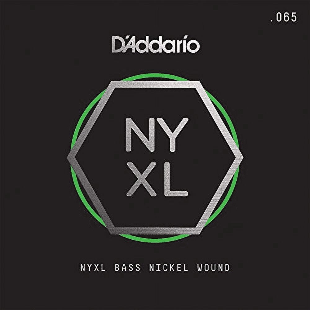 DAddario Single Nyxl Bass String | Nickel Wound | .065 | Long Scale