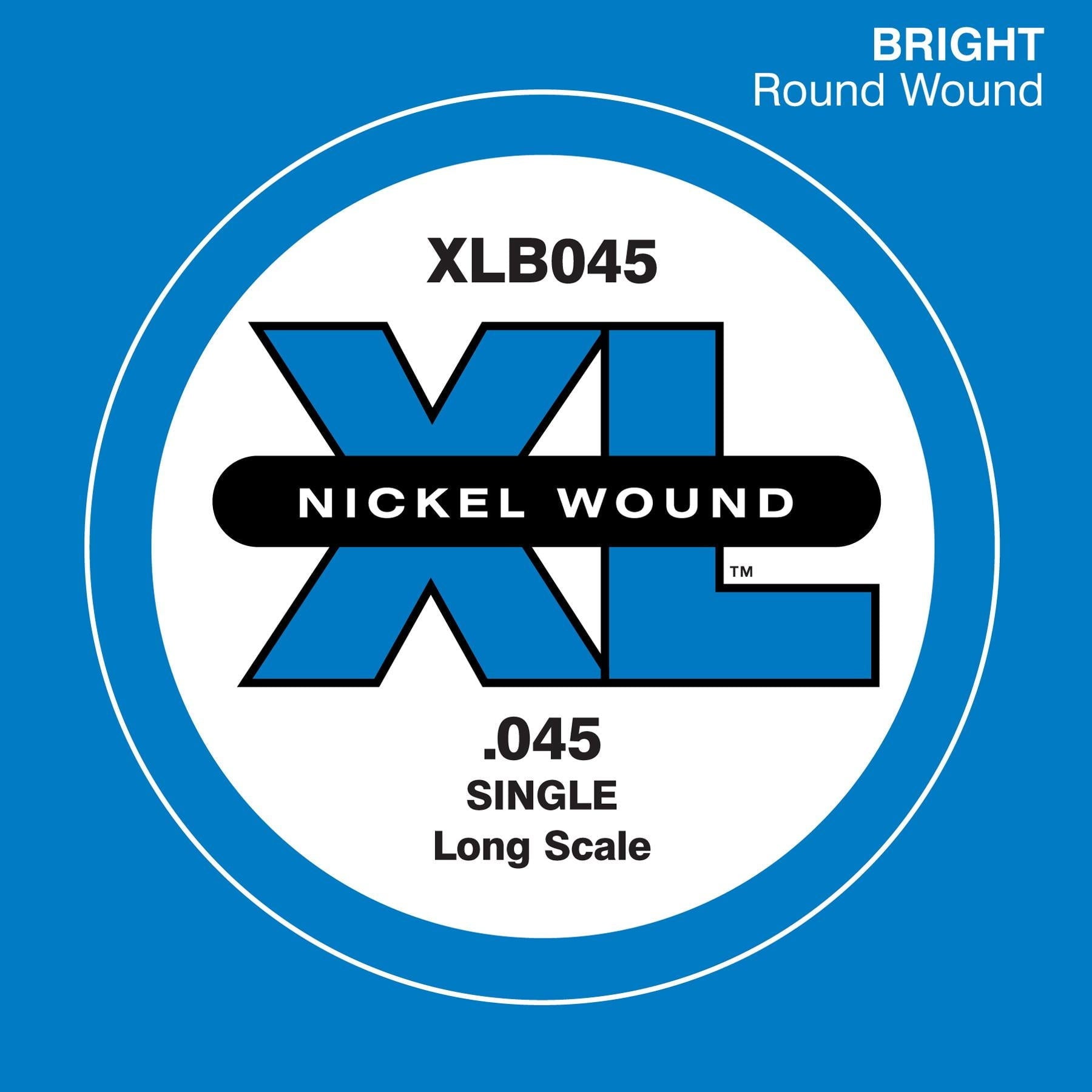 DAddario Xl Nickel Round Wound Single Bass String (.065)