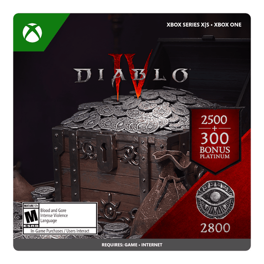 Diablo Iv 2800 Platinum - Xbox One, Xbox Series X|S [Digital]